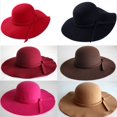 thumbnail image 3 of Chapeau de Plage en Laine à Large Bord Souple pour Femmes Mode, 3 of 5