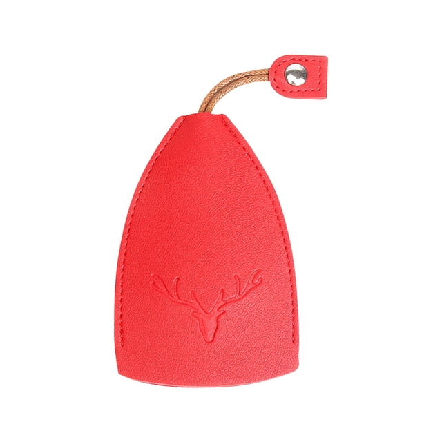 Yhmxh Closet Organizers and Storage Leather Car Key Case Cover Key Case Protection Bag Control Card Case Water Drop Car Door Theft Door Head A Pendant