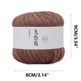 thumbnail image 3 of Rbaofujie Lace Thread DIY Woven Cotton Mercerized Baby Fine Cotton Thread Crochet Yarn, 3 of 3