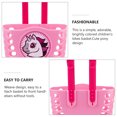 thumbnail image 3 of UPGRATOR Kids Weave Design Bike Basket Pink Plastic Storage 1Pack, 3 of 5
