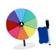 thumbnail image 3 of GUOOL Roue en Acrylique Réutilisable Roue de Jeu pour la Maison Fêtes Fête Restaurant Base Ronde, 3 of 9