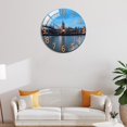 thumbnail image 3 of Abbracc Round Wall Clock, Battery Operated, 12 Inches Silent Wall Clocks for Living Room/Bedroom/Kitchen, Large Digital Display, Decorative Wall Clock, 3 of 8
