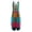 #02Blue jumpsuits for women, variant on yoeyez Plus Size Overalls for Women,Ladies Wide Leg Boho Print Baggy Overalls Loose Fit Strapless Sleeveless Long Playsuit Women Summer Jumpsuits 2025 Green,L
