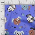thumbnail image 2 of oneOone Polyester Spandex Medium Purple Fabric Kawai Craft Projects Decor Fabric Printed By The Yard 56 Inch Wide-7A, 2 of 5