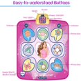 thumbnail image 4 of Tapis de Danse Électronique Musical pour Filles avec 5 Modes de Jeu Intégrés, 4 of 8
