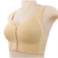 thumbnail image 4 of Birdeem Size Womens No-Wire Bra No Front Button No-Slip Underwear, 4 of 5