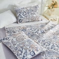thumbnail image 2 of Gogreen Luxury Printed Quilt Set Queen Size, Lightweight Comforter Set, Oversized Bedspread Coverlet Quilted Bedding Set, with 2 Matching Pillowcases, for All Season, 2 of 9
