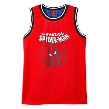 Marvel Boys' Spider-Man Reversible Tank Top