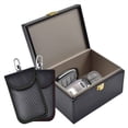 thumbnail image 1 of Faraday Box with 2 Pack Faraday Pouch, Key Fob Protector, Keyless Entry Car Key Safe, 1 of 7