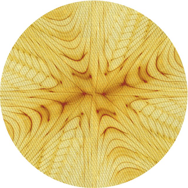 Ahgly Company Tapis de Zone Rond d'Intérieur Lavable à la Machine, Transitionnel, Jaune Audacieux, 5 Pieds Rond