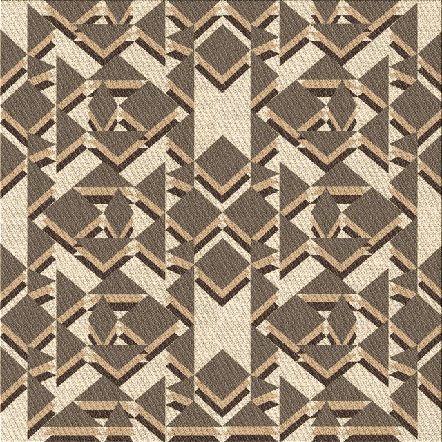 Ahgly Company Tapis d'Intérieur Lavable à la Machine, Carré, Transitionnel, Brun Café, Tapis de Zone, 8 Pieds Carré
