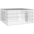 thumbnail image 2 of vidaXL Cage pour Lapin 110x110x55 cm Fer Galvanisé, 2 of 4