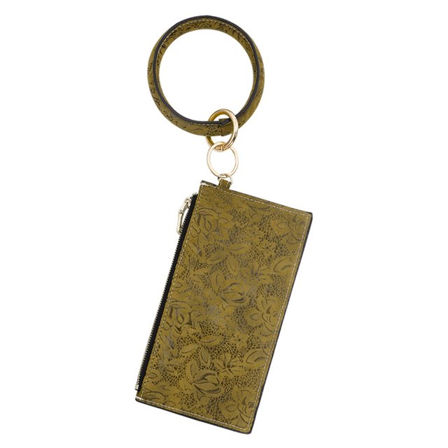Bangcool Pochette Sac Décontracté Simple Portable Porte-Monnaie Pochette Portefeuille avec Dragonne Porte-Clés