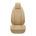 thumbnail image 4 of Maidao 2pcs Car Seat Covers Front Seats Only for SEAT for Arona 2017-Present 2 Seats Leather Airbag Compatible Waterproof Front Set Cushion Protector Beige, 4 of 6