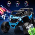 thumbnail image 4 of TROPOW Kids Cars Electric Ride On,Ride On UTV Car, Battery Powered Licensed Can-Am Kids Car, Electric Off-Road UTV Car with Remote Control, 2 Motors, Led Lights, Music, LED Lights,Blue, 4 of 6