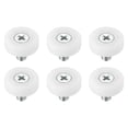thumbnail image 1 of Unique Bargains 19mm Drawer Rollers, 6 Pack Plastic Drawer Pulley Bearing Small Pulley, 1 of 6