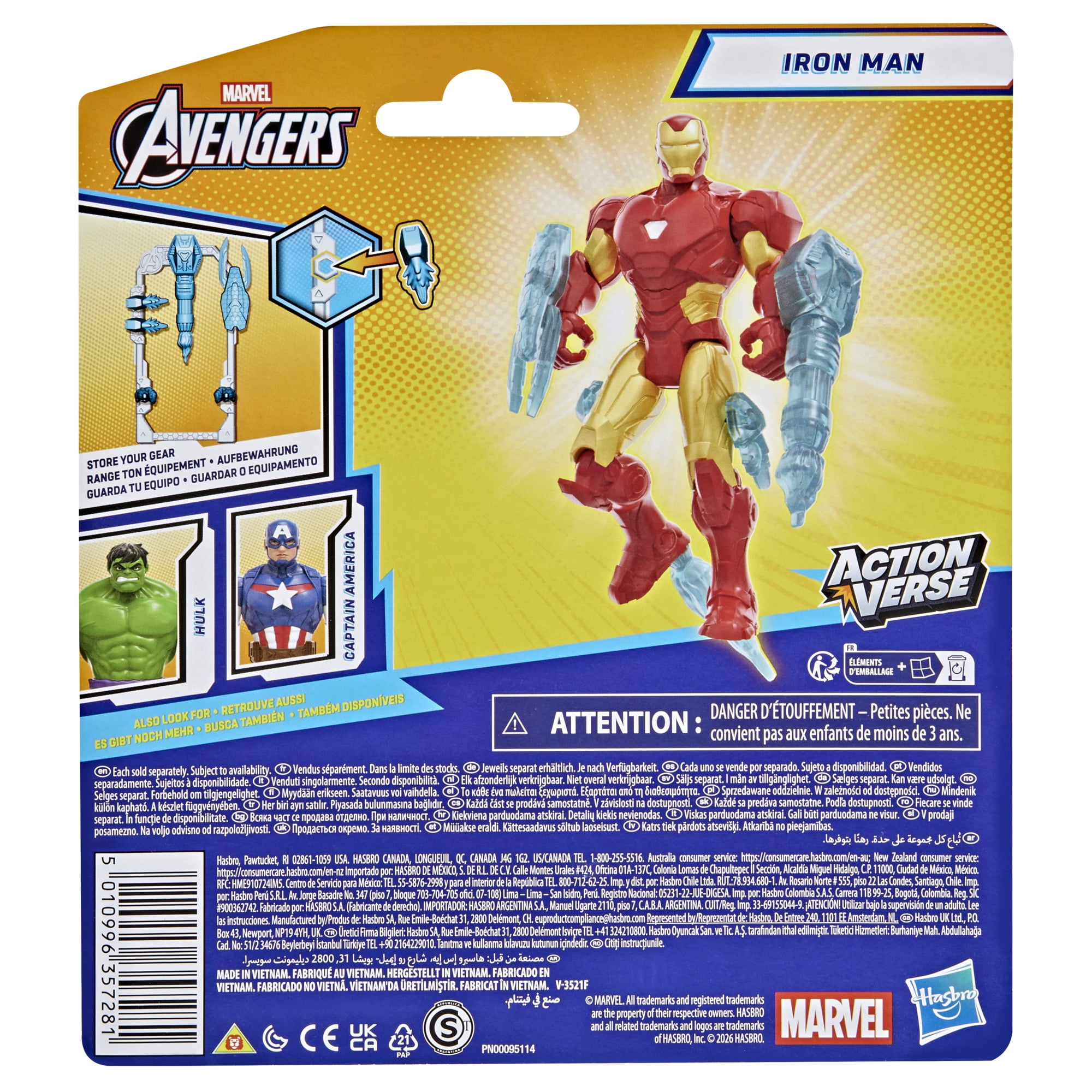 Marvel Avengers ActionVerse, figurine Iron Man