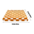 thumbnail image 3 of TopLLC Velvet Fitted Sheets King Size, Ultra Soft Flannel Plaid Design Plush Bed Sheet, Thicken Fuzzy Mattress Protector Cover with Deep Pocket Non-Pilling Warmth Bottom Sheet for Fall Winter, 3 of 6