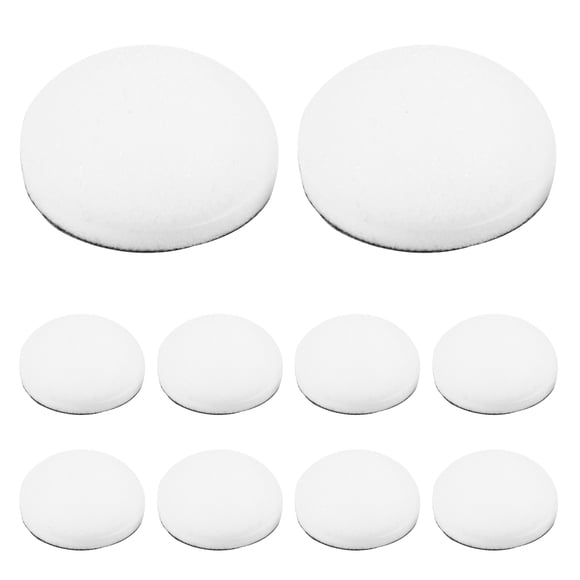 10Pcs White Blending Brushes For Diy Projects And Art Creation