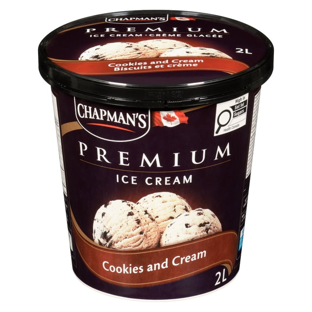 Chapman's Premium Cookies And Cream Ice Cream in a Tub