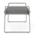 thumbnail image 5 of Gansett Reception Waiting Room 2-Seat Bench / Silver Steel / Light Gray, 5 of 5