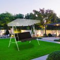 thumbnail image 2 of Birdeem Swing Waterproof Polyester Cloth Seat Cover, Garden Swing Seat Replacement Seat Cover, Double Swing Replacement Seat Cover, Outdoor Patio Swing Seat Cover, 2 of 7