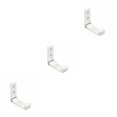 thumbnail image 2 of QualitChoice Folding Hanging Hooks Punch Free Towel Rack Invisible Foldable Single Clasp Clothes Hanger Strong Bearing Bathroom Bedroom silver 3Set, 2 of 6