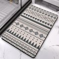 thumbnail image 3 of Upgrade to Boho Chic with our 20x32in Bathroom Runner Rug - Non-Slip Moroccan Geometric Long Bath Mat, Soft, Machine Washable, Perfect for any Farmhouse Decor, 3 of 5