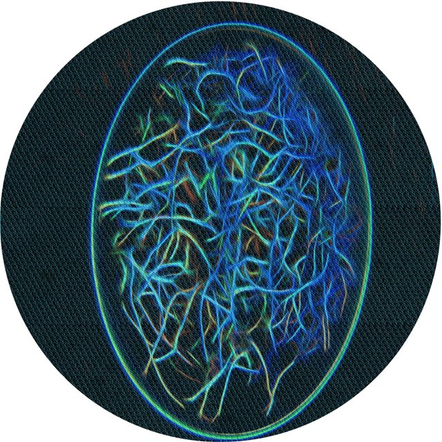 Ahgly Company Tapis d'Intérieur Ronds de Style Transitionnel Lavables à la Machine, Vert Sarcelle, 4 Pieds Rond