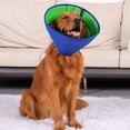 thumbnail image 1 of CBFFDC Breathable Mesh Dog Collar Pet Recovery Collar Adjustable Soft Dog Cone Collar Lightweight Breathable After Surgery Protection Supply, 1 of 7