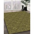 thumbnail image 3 of Ahgly Tapis Rectangulaire Lavable en Machine Intérieur Transitionnel Marron Chocolat, 2 Pieds x 5 Pieds, 3 of 7