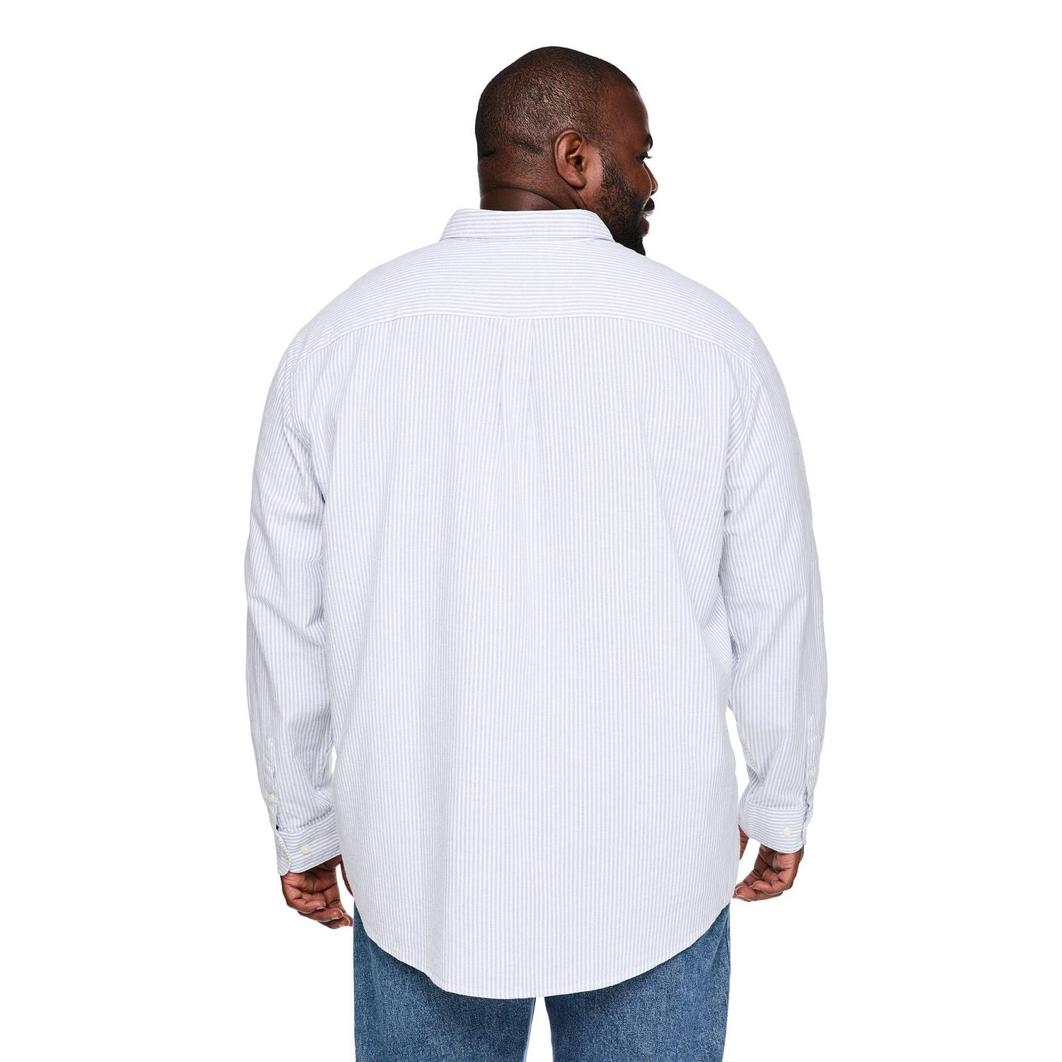 George Big Men's Long-Sleeve Button-Down Shirt