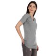 thumbnail image 2 of Inkmeso Long Length Notch Neck Top For Women Basic Cotton Tee Shirt w/ Pocket Patch Legging Top, 2 of 7