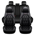 thumbnail image 2 of Maidao Car Seat Covers Leather Set for Mercedes-Benz for A35 2018-2024 5 Seats Compatible Airbag Waterproof Front Rear Cushion Protector with Pillow and Headrest Gray, 2 of 8