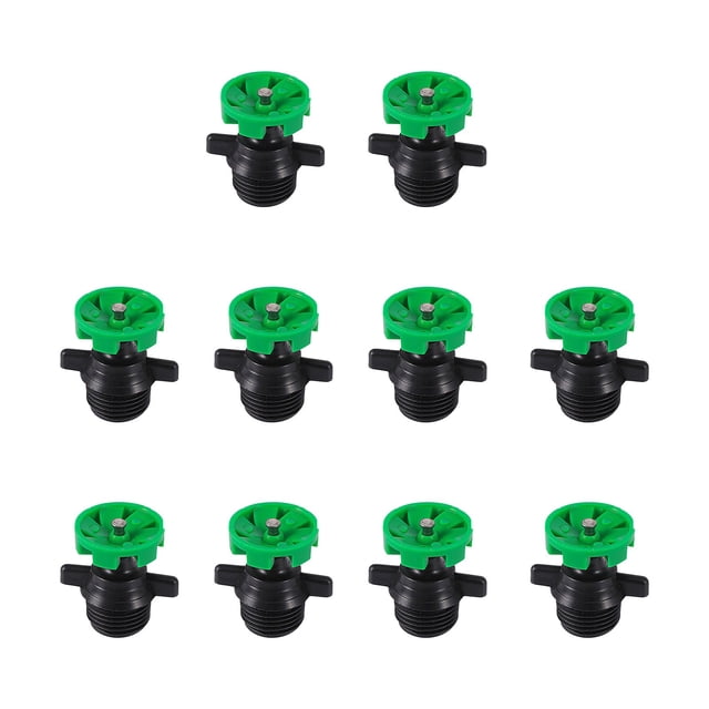 Yhmxh Gardening Supplies,Tools,Spring Garden Decor 1/2Inch Automatic Rotating Sprinkler Heads Sprinkler 360 Degree Rotation For Garden Irrigation 10pc Shower Head