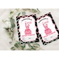 thumbnail image 4 of Darling Souvenir White Birthday Invitation Card 28 Pcs Fill or Write In Blank Invites Printable Party Supplies 5 x 7 Inches, 4 of 5