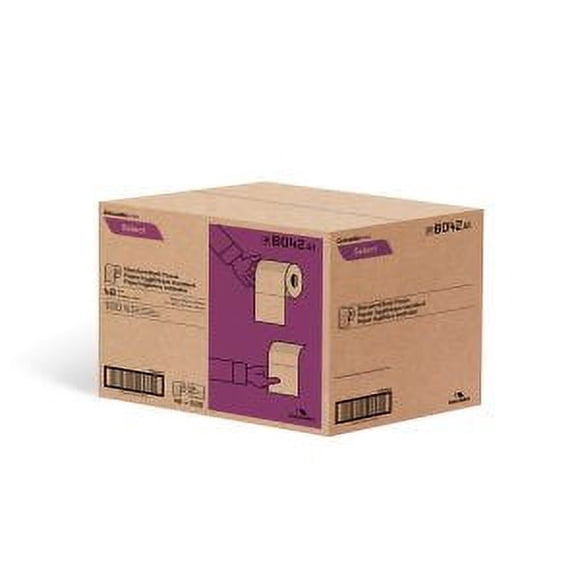 Cascades PRO Select Standard Papier Hygiénique, 2 Épaisseurs, Blanc, 500 Feuilles, 48 Rouleaux/paquet, Sécuritaire pour Fosse Septique, Recyclé, Biodégradable