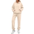thumbnail image 2 of sageysalite Ensembles de Survêtements pour Femmes Col Rond Chandail à Enfiler Manches Longues Ensembles 2 Pcs Décontractés Entraînement Course Jogger Ports Tenues d'Automne, 2 of 6