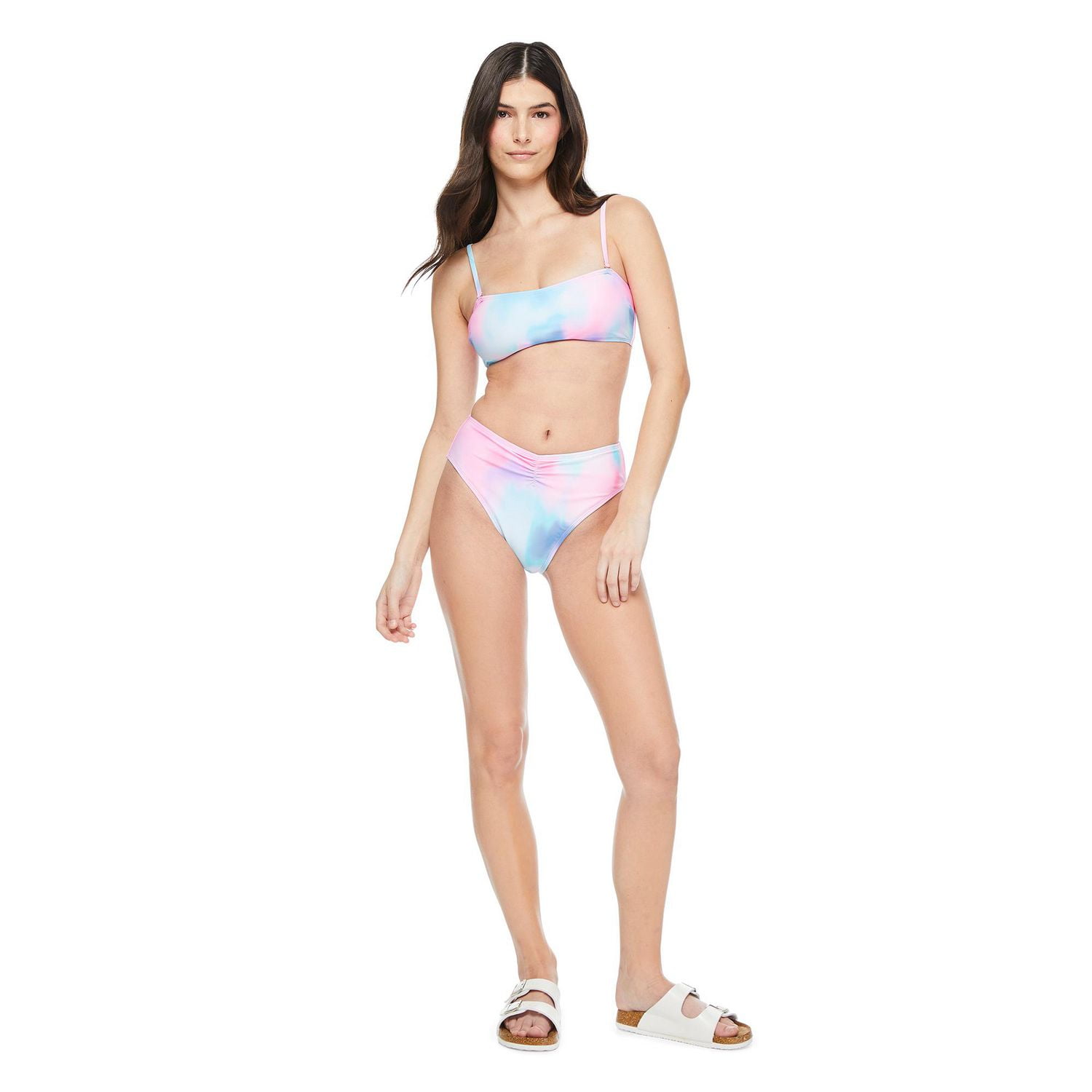 Bas de maillot de bain taille haute No Boundaries pour femmes