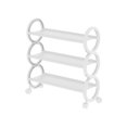 thumbnail image 2 of Matoen Shoe Rack with Wheels Movable Shoe Rack Organizer Three Tier Shoe Storage Cabinet for Everyday Items Suitable for Bedroom Closet Entryway Bedroom Under Table, 2 of 7