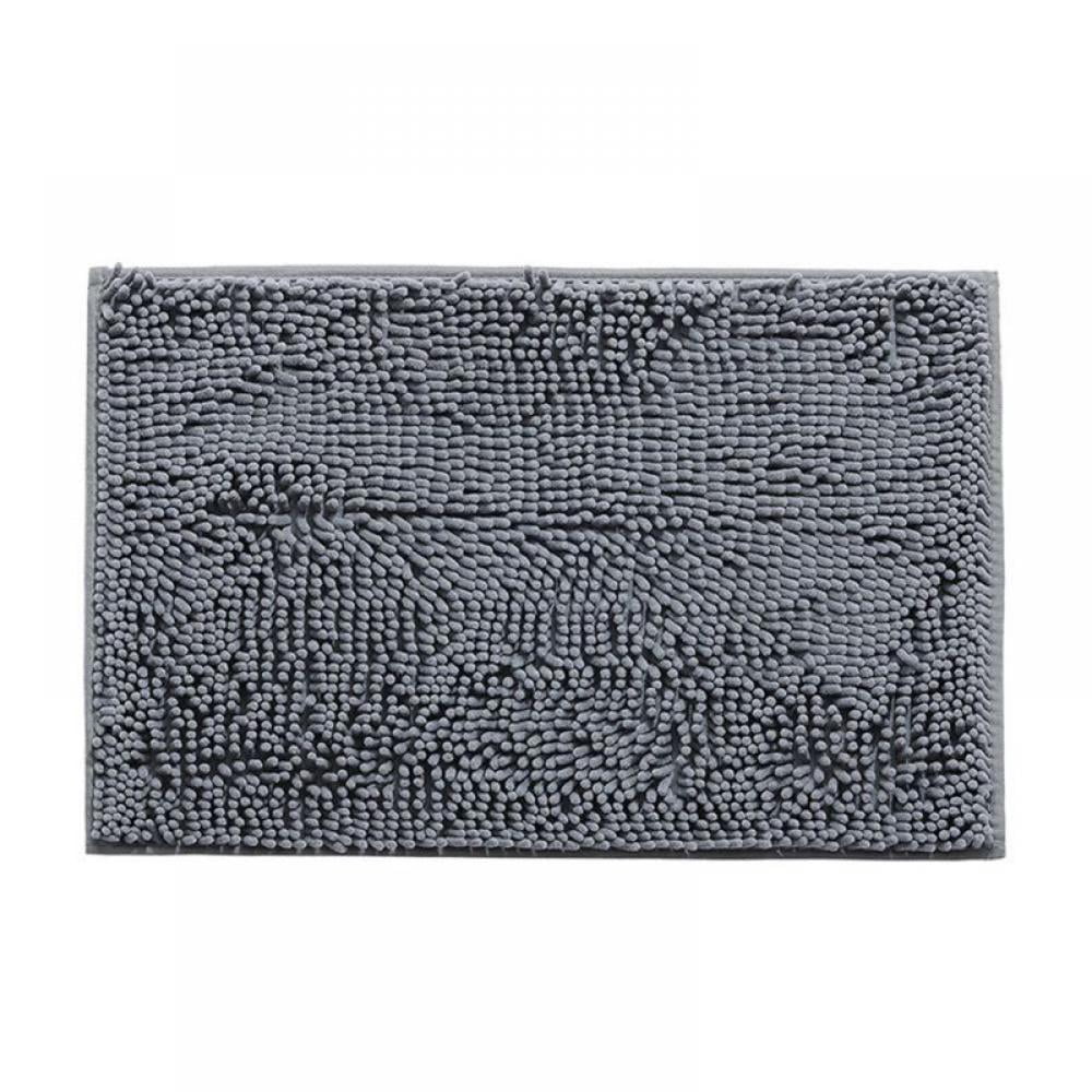 Bangus Luxury Chenille Bath Rugs,Bath Mats for Bathroom Floor,20x32 Inch 1Piece Shower Rug Bathrom Rug Extra Soft and Absorbent Shaggy Rug, Quick Dry Non Slip Bathmat