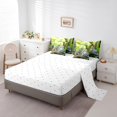 thumbnail image 3 of Rabbit 7 Piece Comforter Set Full Bed In A Bag,Tree Branch Bedding Sets Green Grass Sheet Set With Comforter,Wild Animals Bed Set, 3 of 5