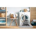 thumbnail image 2 of Ahgly Company Tapis d'Intérieur Lavable à la Machine, Carré, Transitionnel, Gris, Tapis de Zone, 3 Pieds Carré, 2 of 7