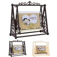 thumbnail image 2 of Glass Photo Frame Vintage Swing Tabletop Picture Frame Photo Display Frame, 2 of 10