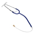 thumbnail image 2 of Stethoscope, High Conductivity Hearing Aid Stethoscope Lightweight Metal Anti Slip  For Noise Detection Dark Blue, 2 of 8