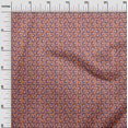 thumbnail image 3 of oneOone Rayon Orange Fabric Florals Sewing Material Print Fabric By The Yard 56 Inch Wide, 3 of 4