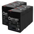 thumbnail image 1 of 6V 4.5AH SLA Replacement Battery for Jiming JM-6M4.5AC - 6 Pack, 1 of 6