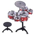 thumbnail image 1 of Children Kids Jazz Drum Set Kit Musical Educational Instrument Toy 5 Drums + 1 Cymbal, 1 of 7