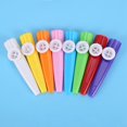 thumbnail image 2 of 48 Pcs Kazoos en Plastique 8 Instrument de Musique Coloré, Bon Compagnon pour Guitare, Ukulélé, Violon (48 Pcs), 2 of 7