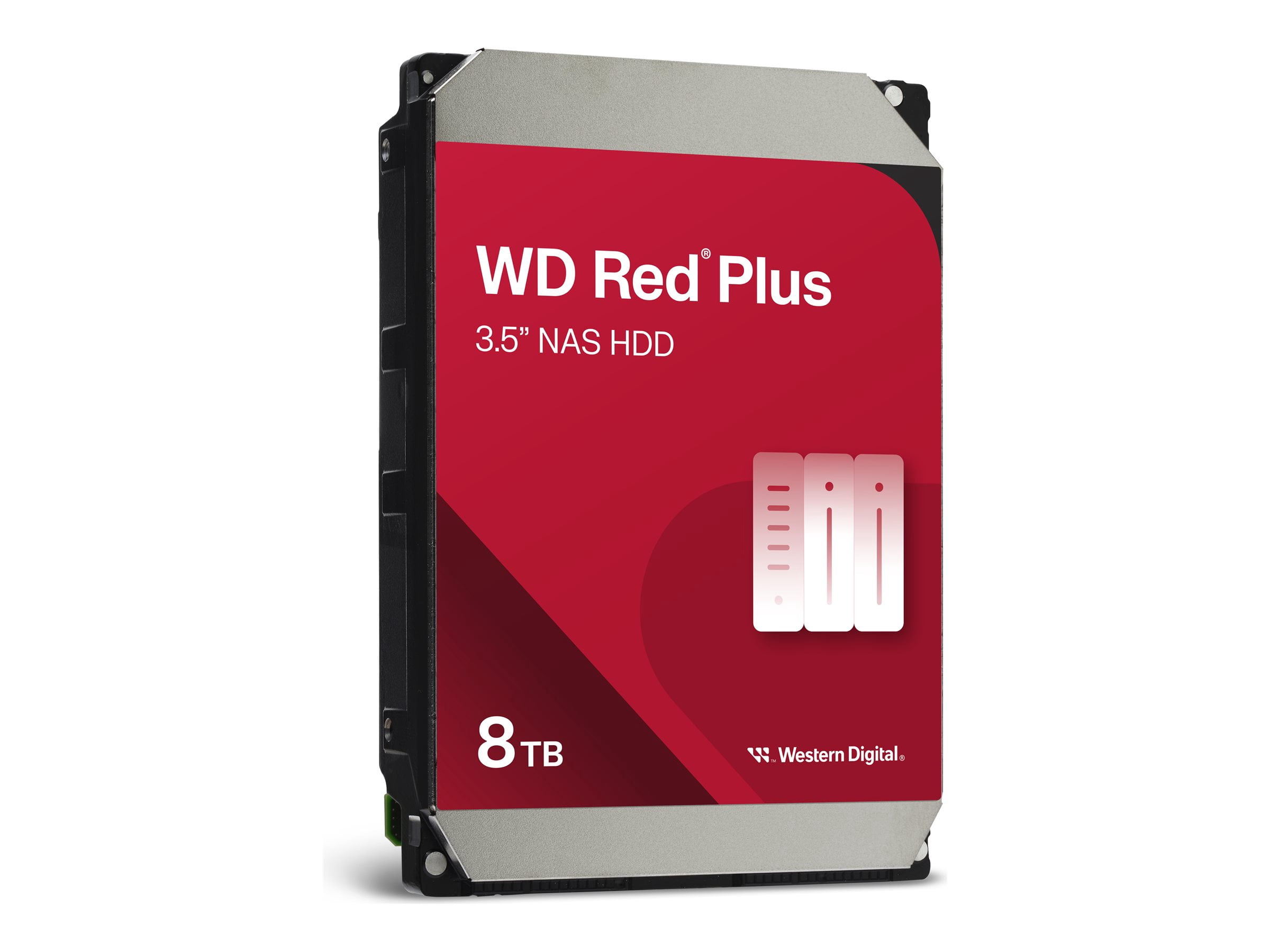 WD Red Plus 8TB HDD WD80efpx 未使用 WD Red Plus WD80EFPX - Hard drive - 8 TB - internal - 3.5